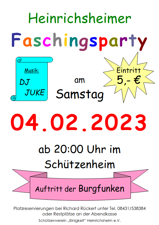Faschingsparty