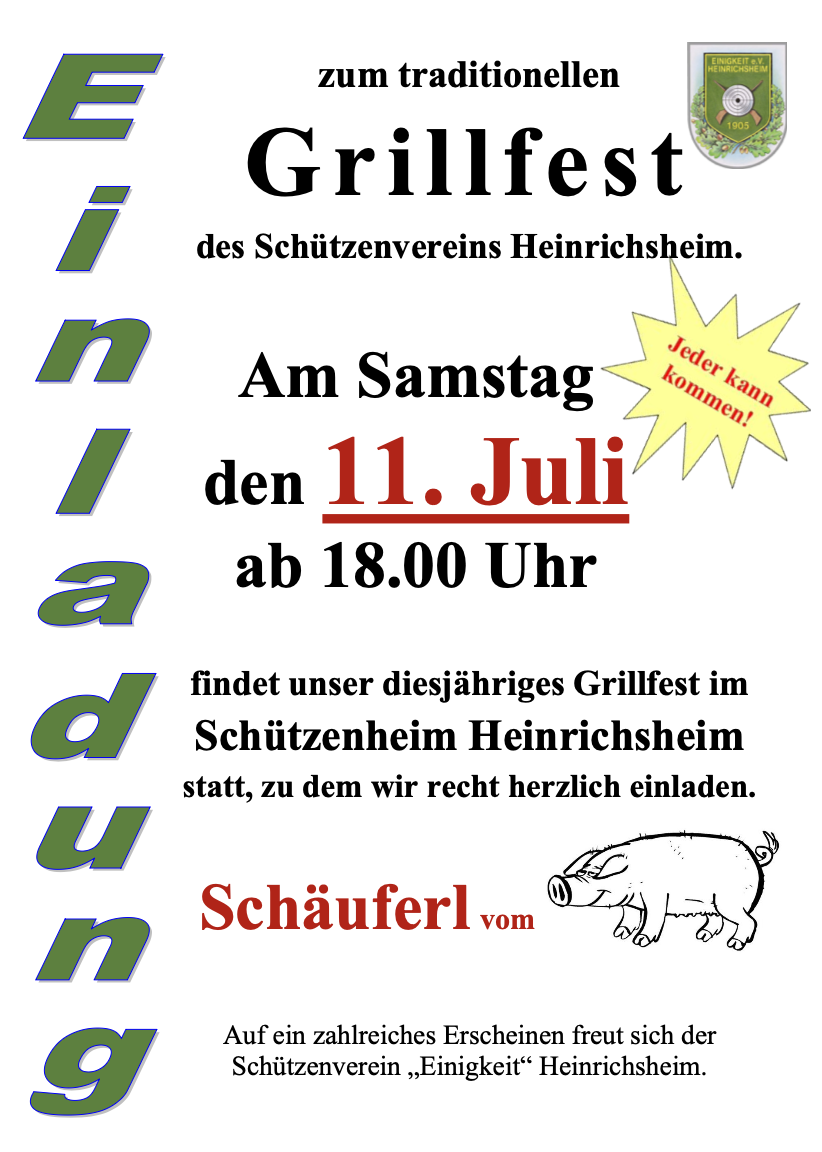 Plakat Grillfest 2026